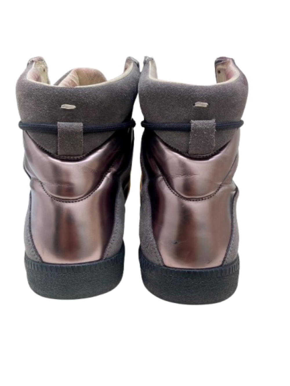 Maison Martin Margiela Line 22 Shoes Metallic Bronze Suede - Picture 5 of 13